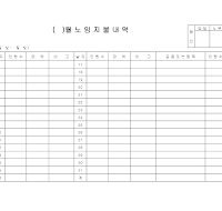 노임지불내역 노임지불내역